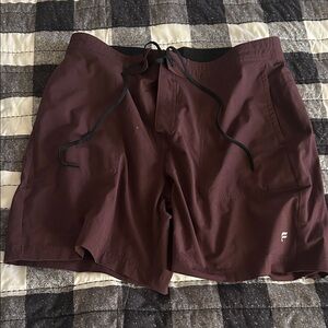 Fabletics Men's Burgundy Shorts The Board Short